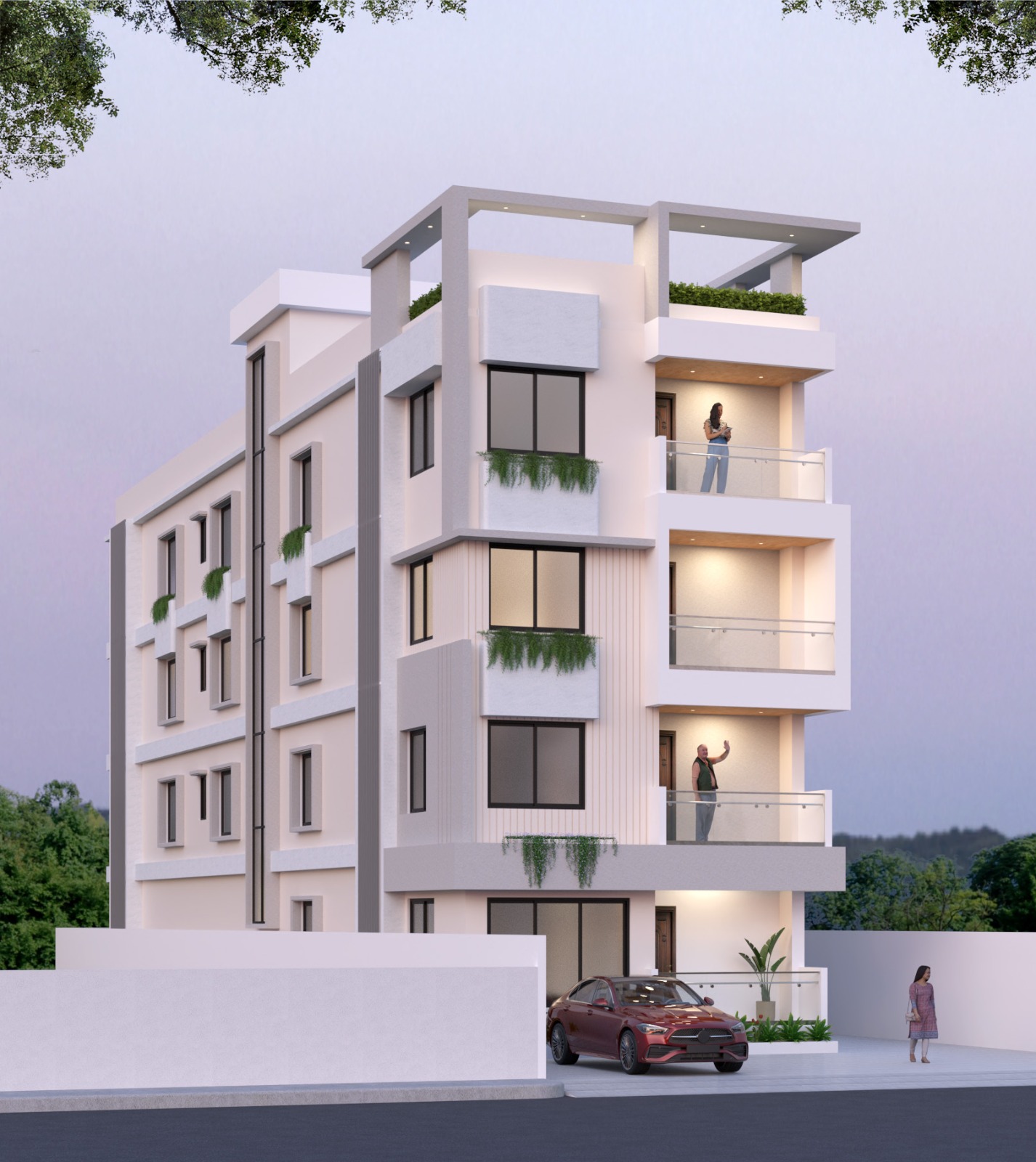 Ilanjali Residency building view
